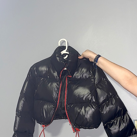 Nice Puffer Black Jacket - Picture 1 of 1